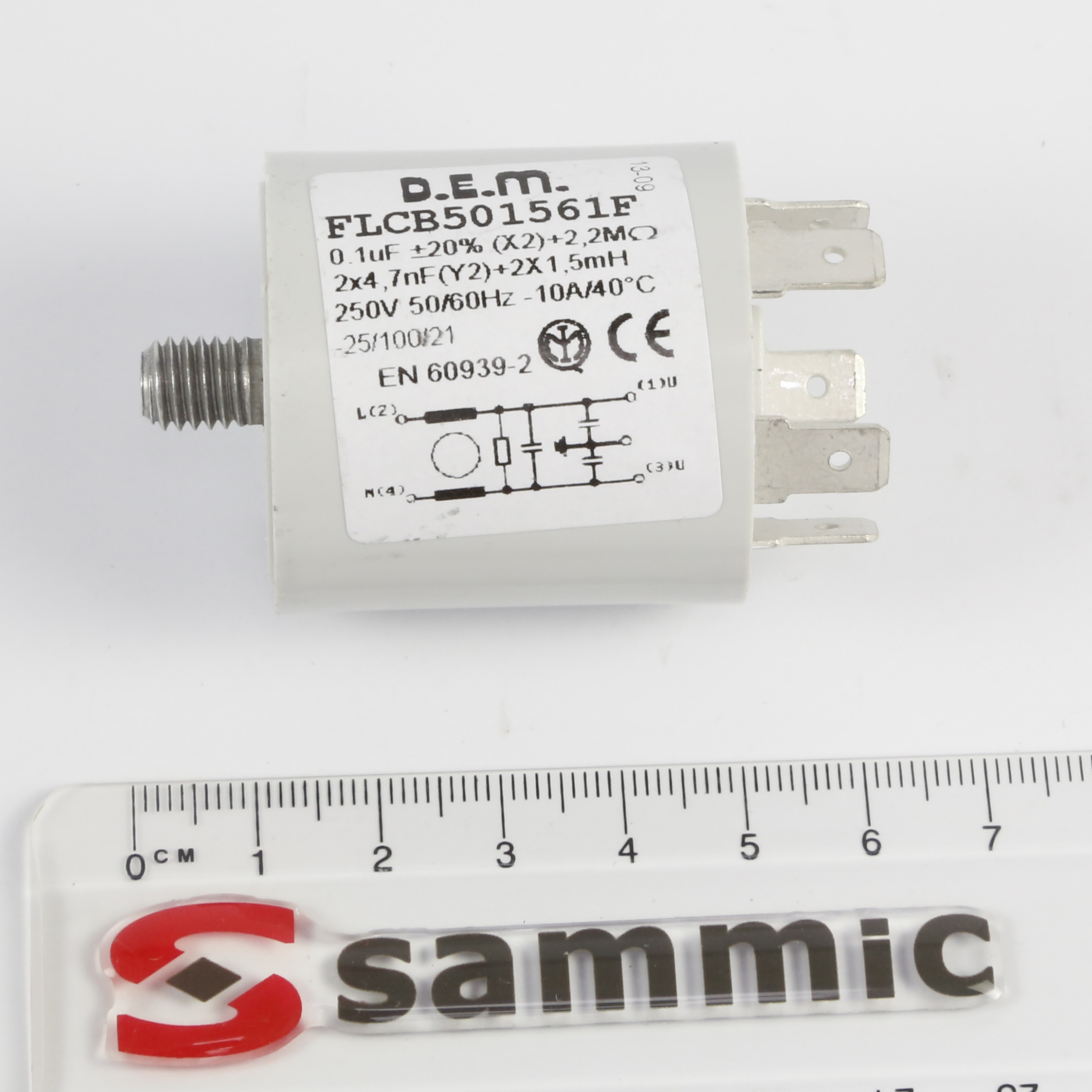 SAMMIC 2319259 Plastic Intake Suction Filter For LS Series Dishwasher / Glasswasher